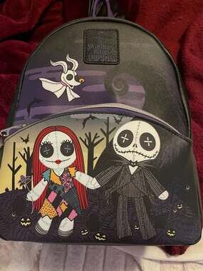 Disney Tim Burton's The Nightmare Before Christmas  Jack and Sally Mini Backpack